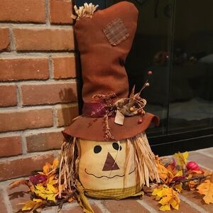 Rustic Scarecrow Plush Decor
